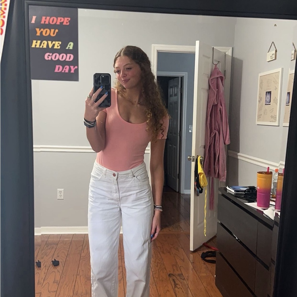 Abound Coral Short Sleeve Bodysuit